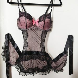 Victorias Secret lace French Maid lingerie